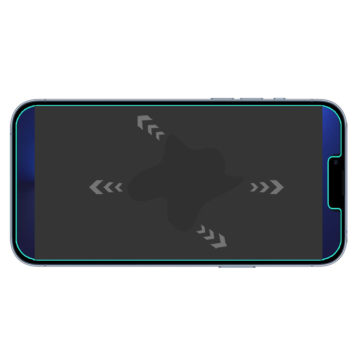 Mr.Shield Mr.Shield Screen Protector Compatible For iPhone 14 Plus and iPhone 13 Pro Max [6.7 Inch] Tempered Glass Screen Protector [9H Hardness] [3 Pack] - View 5 of 5