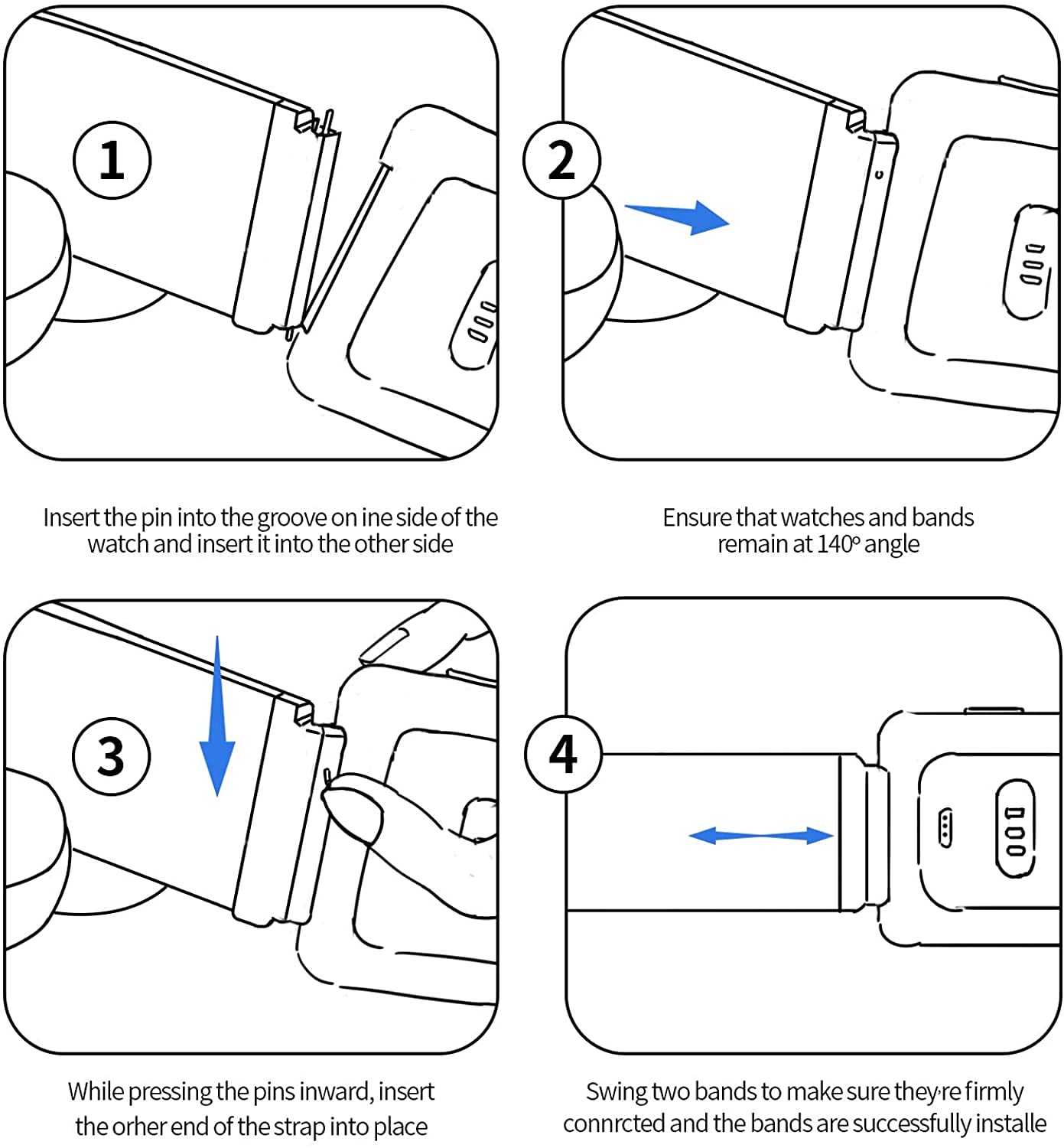 ShuYo ShuYo 10 Pack Elastic Nylon Adjustable Wristband Compatible with Fitbit Versa Versa 2 Versa Lite Versa SE Soft Breathable Fabric Band - View 3 of 6