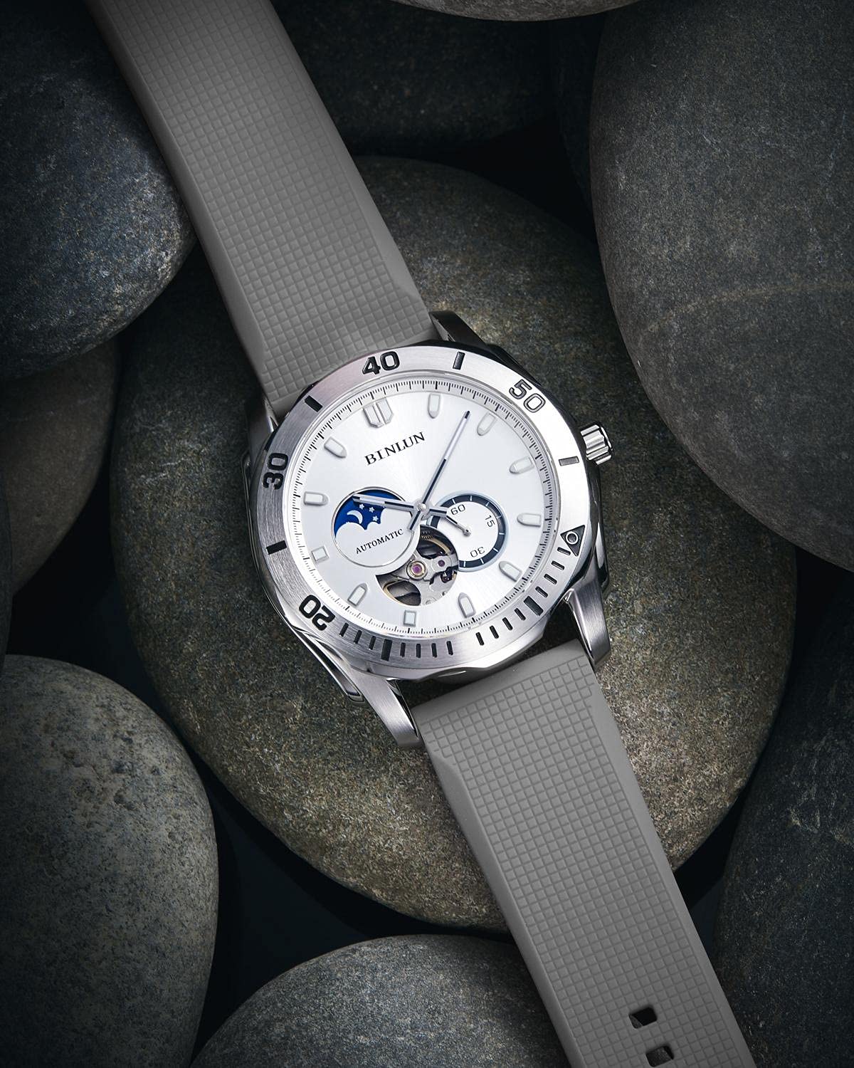 BINLUN BINLUN Silicone Watch Band Quick Release Rubber Sport Watch Strap 18mm 19mm 20mm 21mm 22mm 24mm Waterproof Smartwatch Bands Replacement for Men and - View 5 of 7