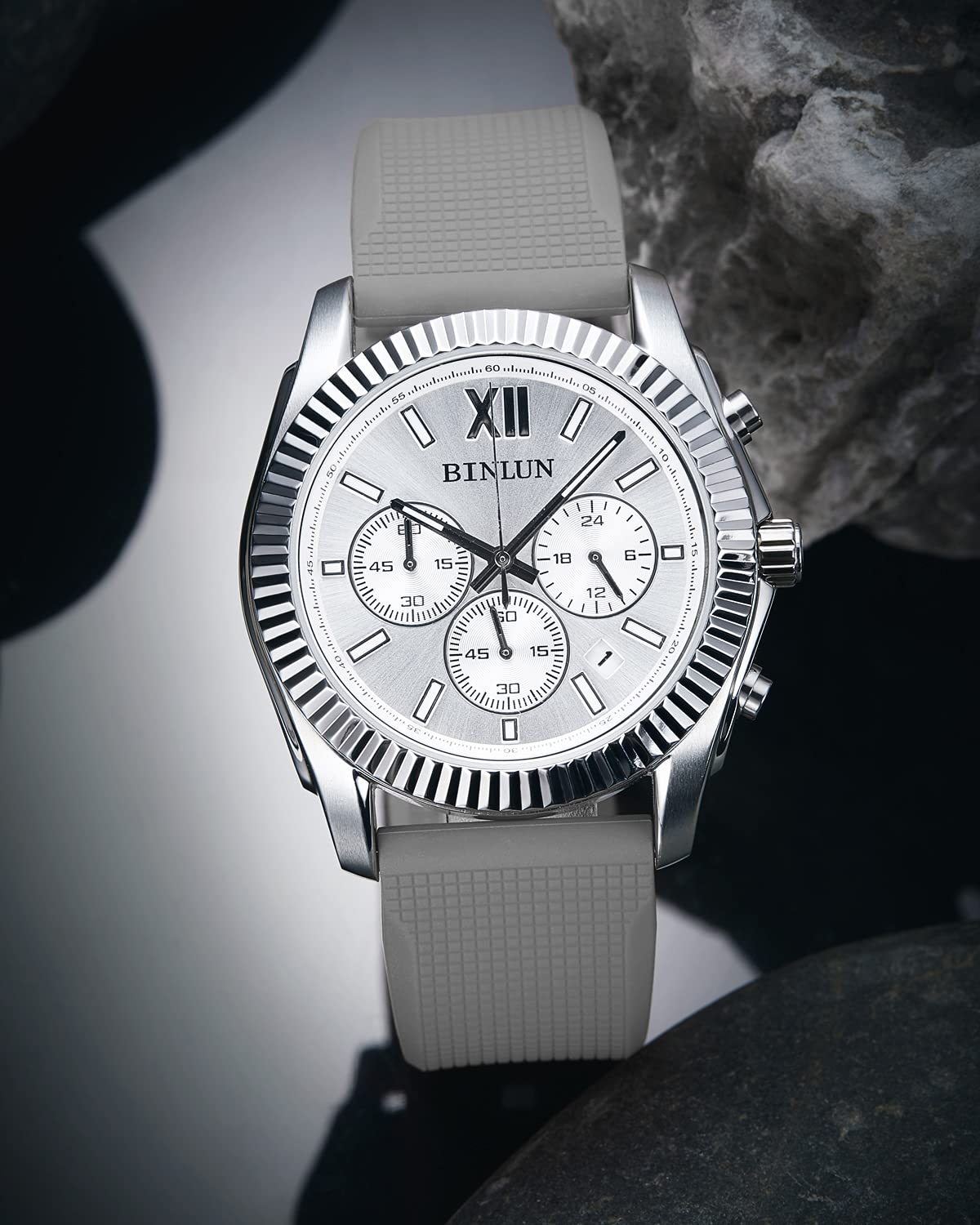 BINLUN BINLUN Silicone Watch Band Quick Release Rubber Sport Watch Strap 18mm 19mm 20mm 21mm 22mm 24mm Waterproof Smartwatch Bands Replacement for Men and - View 6 of 7