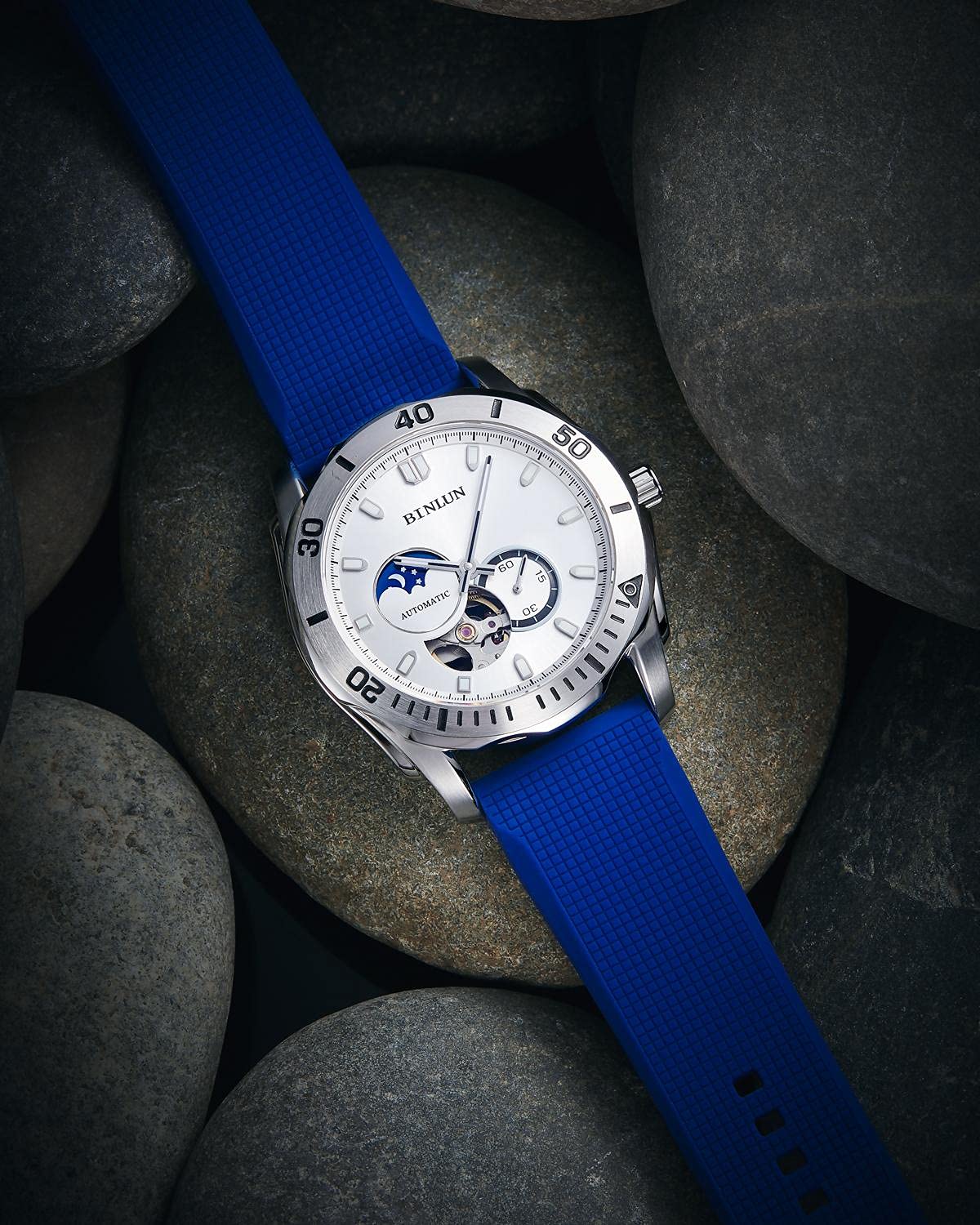 BINLUN BINLUN Silicone Watch Band Quick Release Rubber Sport Watch Strap 18mm 19mm 20mm 21mm 22mm 24mm Waterproof Smartwatch Bands Replacement for Men and - View 5 of 7