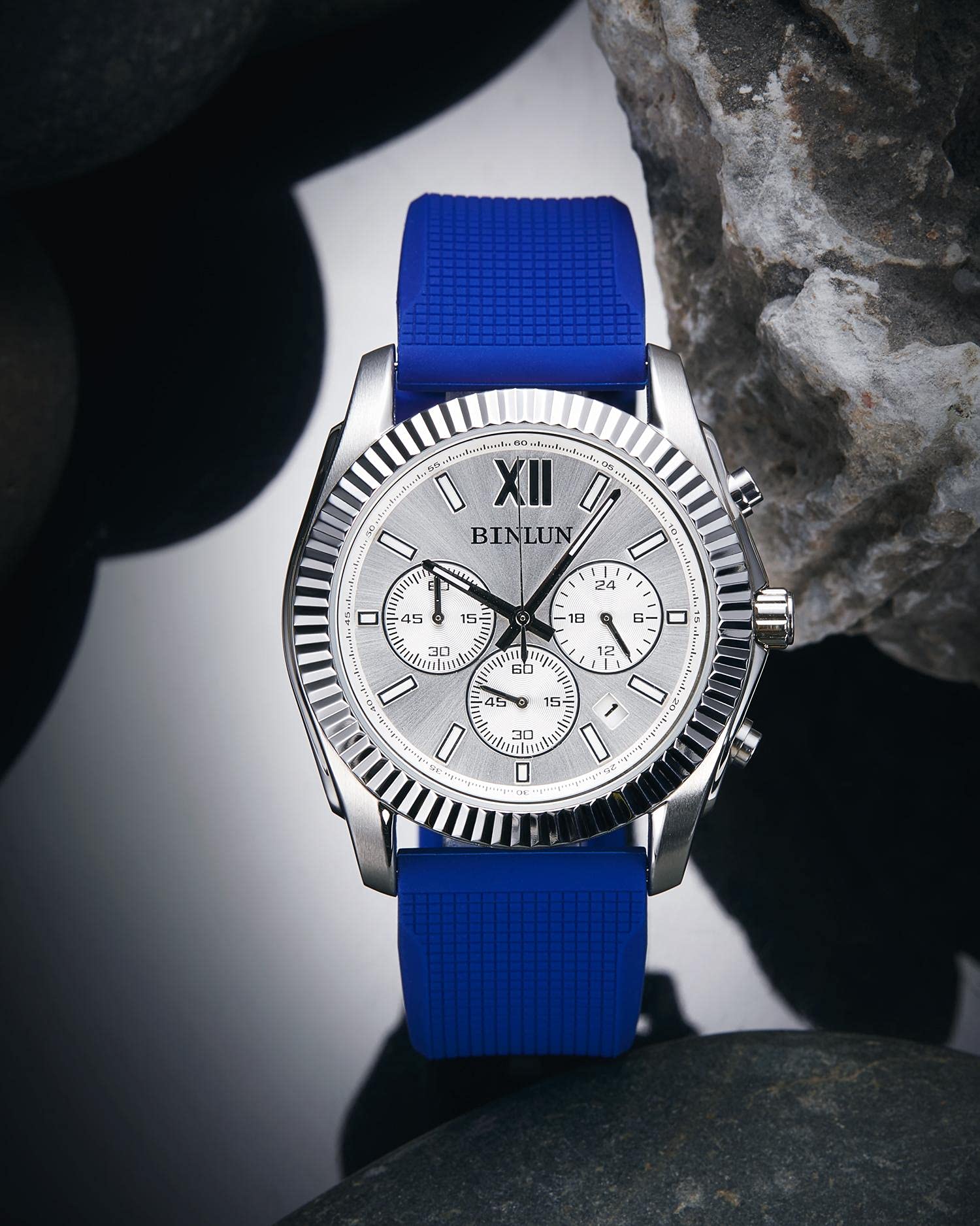 BINLUN BINLUN Silicone Watch Band Quick Release Rubber Sport Watch Strap 18mm 19mm 20mm 21mm 22mm 24mm Waterproof Smartwatch Bands Replacement for Men and - View 6 of 7