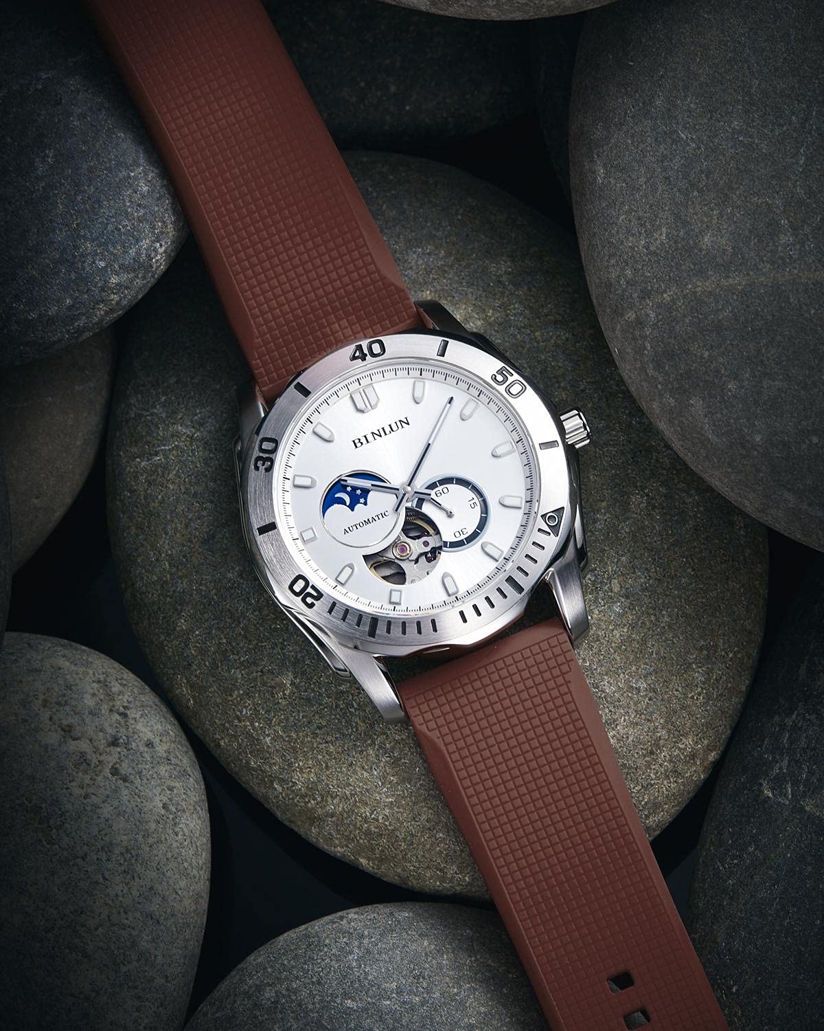 BINLUN BINLUN Silicone Watch Band Quick Release Rubber Sport Watch Strap 18mm 19mm 20mm 21mm 22mm 24mm Waterproof Smartwatch Bands Replacement for Men and - View 5 of 7