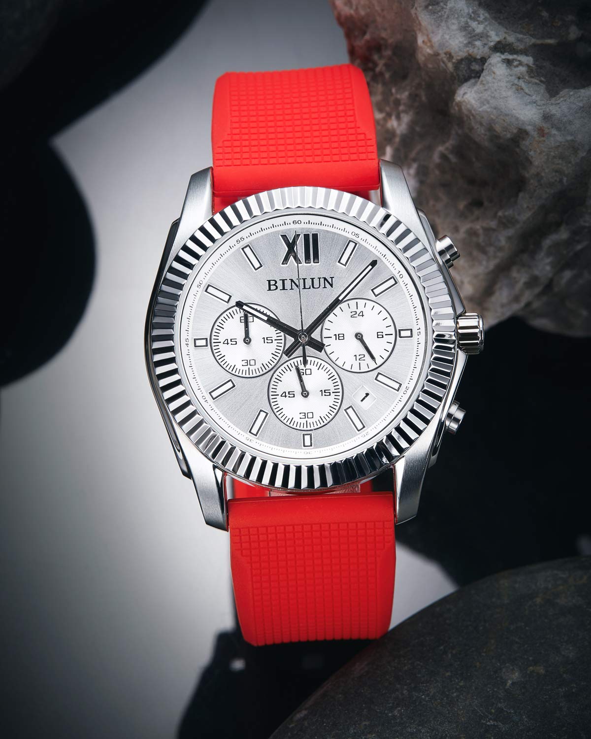 BINLUN BINLUN Silicone Watch Bands Quick Release Rubber Sport Watch Straps 18mm 19mm 20mm 21mm 22mm 24mm Smartwatch Bands Replacement for Men and Women - View 6 of 9