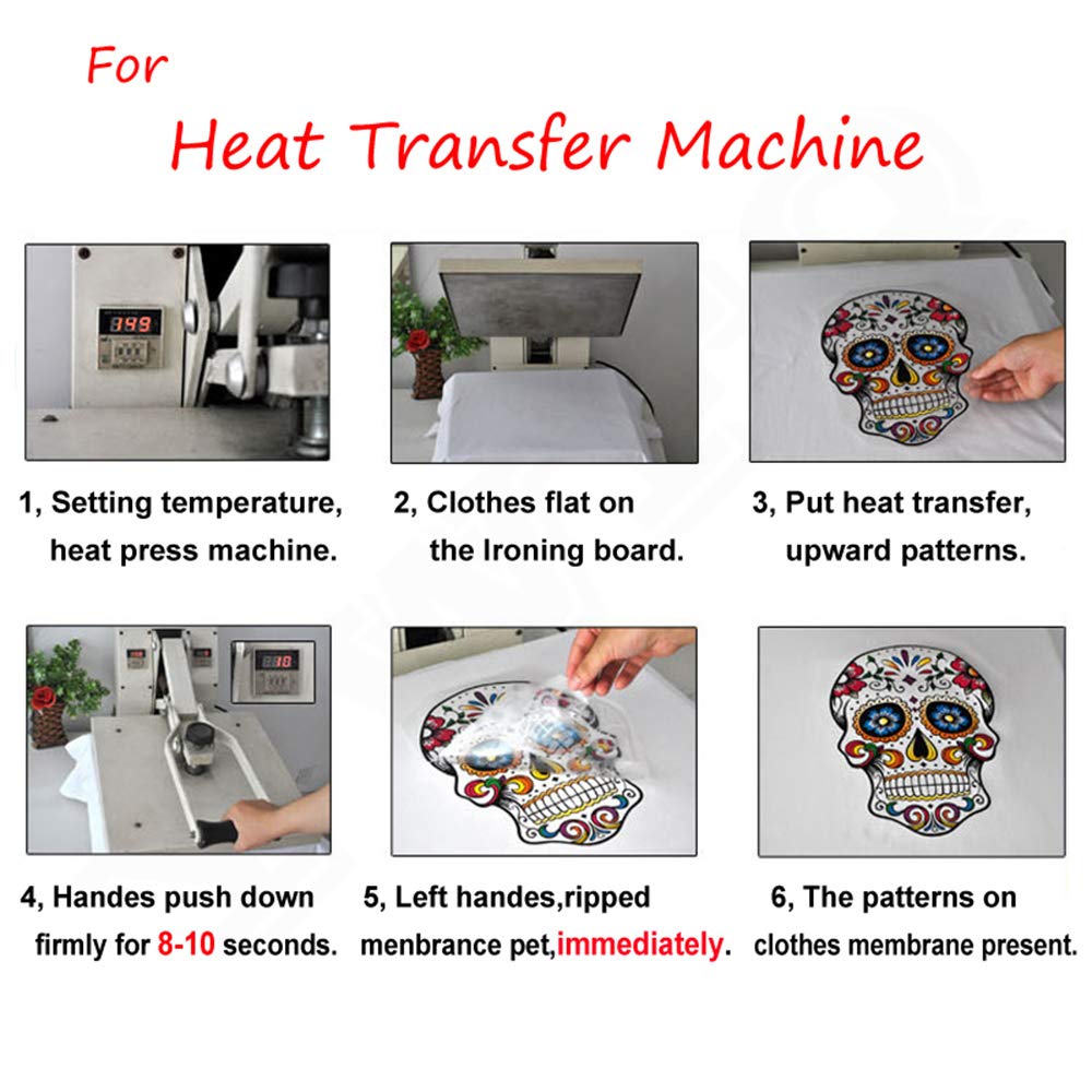 Adonisaon Flower Iron on Sticker Heat Transfer Patches 10 PCS Appliques Decals for T-Shirt Jeans Backpacks Jackets Dress Clothing Art Decoration Accessories - View 7 of 7