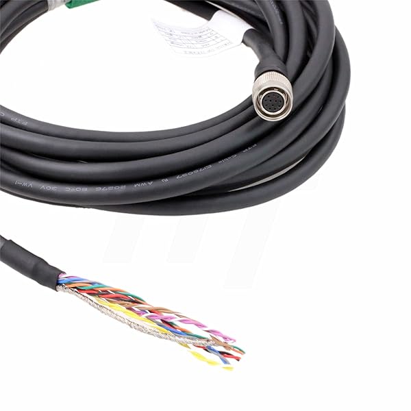 HangTon HangTon Hirose 12 Pin Female HR10A-10P-12S Flying Cable for Allied AVT GigE Sony Panasonic Hitachi Jai Basler Dalsa Teli Toshiba Camera 1m - View 3 of 7