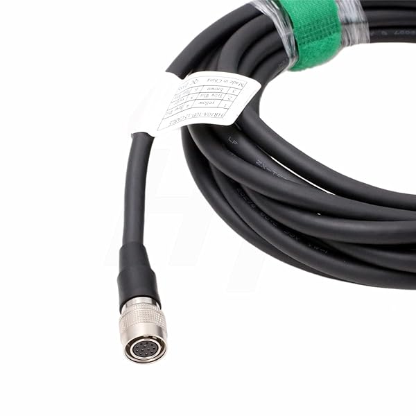 HangTon HangTon Hirose 12 Pin Female HR10A-10P-12S Flying Cable for Allied AVT GigE Sony Panasonic Hitachi Jai Basler Dalsa Teli Toshiba Camera 1m - View 6 of 7
