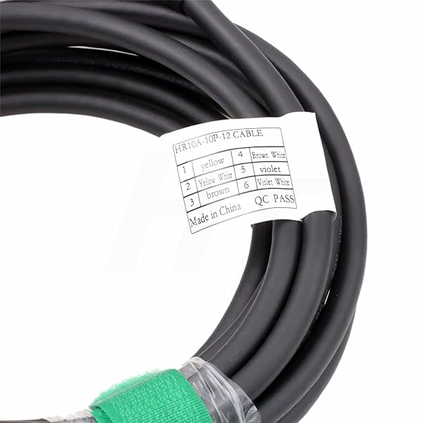 HangTon HangTon Hirose 12 Pin Female HR10A-10P-12S Flying Cable for Allied AVT GigE Sony Panasonic Hitachi Jai Basler Dalsa Teli Toshiba Camera 1m - View 7 of 7