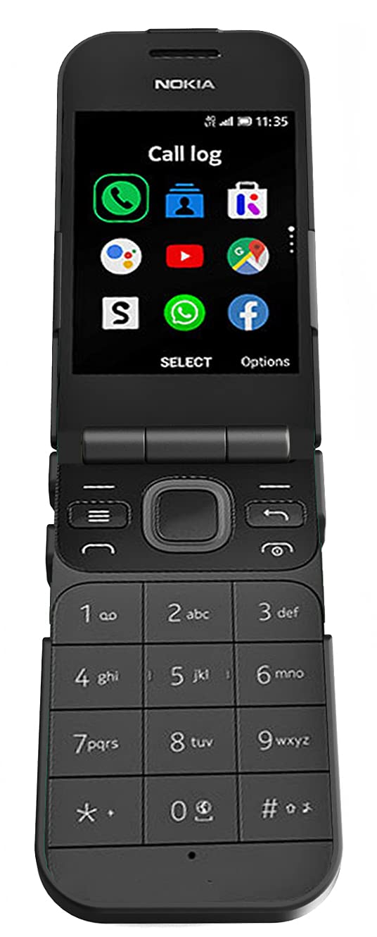 Nakedcellphone Case with Clip for Nokia 2720 V Flip Phone, Nakedcellphone [Black] Snap-On Hard Shell Cover with [Rotating Ratchet] Belt Hip Holster Holder for - View 8 of 9