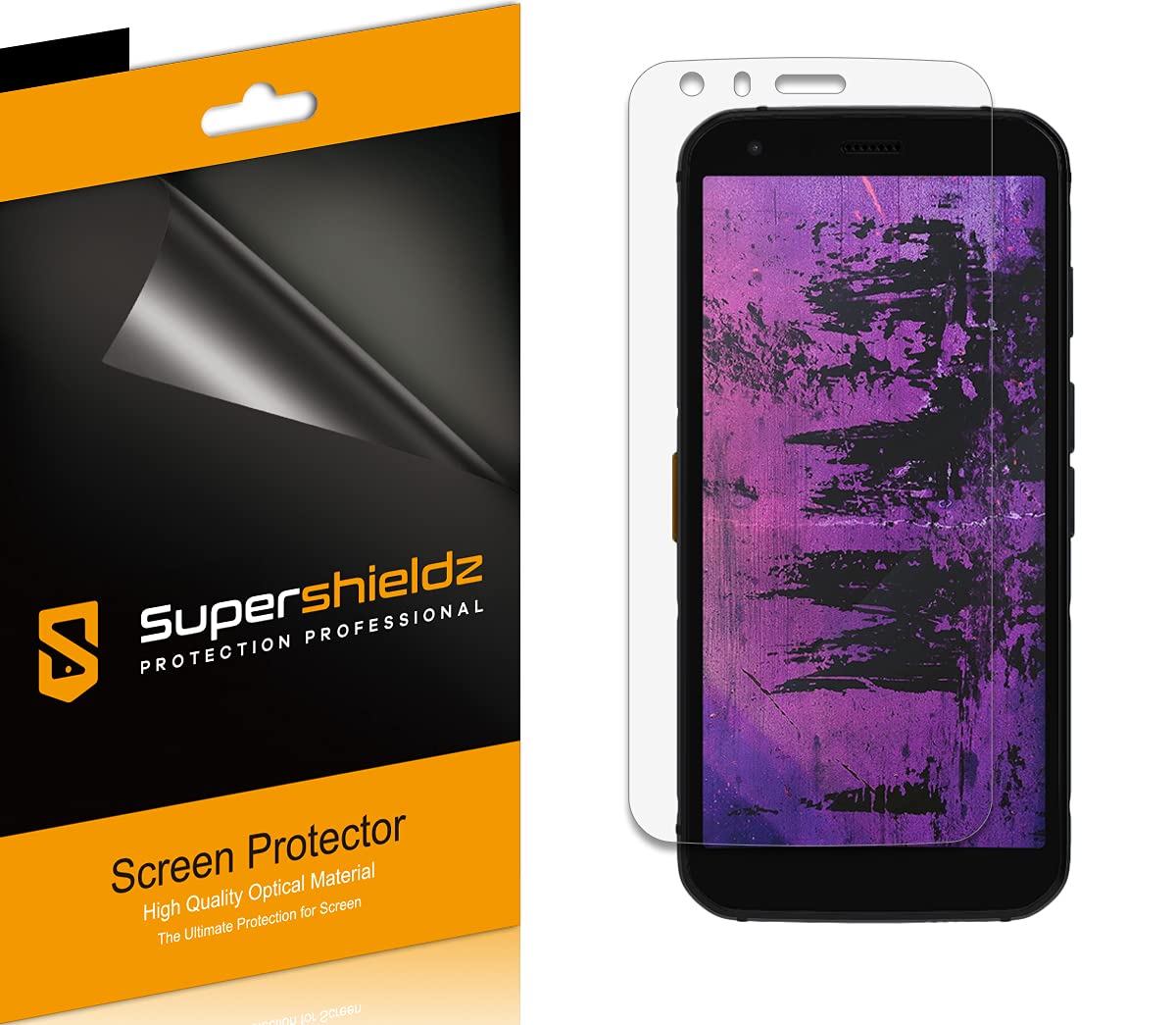 Supershieldz (6 Pack) Designed for CAT S62 and S62 Pro Screen Protector, High Definition Clear Shield (PET)