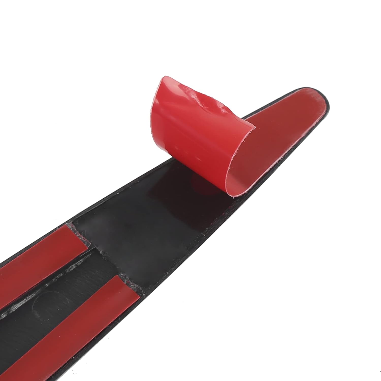 Qiilu Qiilu Door Trim Kit Strips, Body Side Trim Bright Black Universal Door Protector Automotive Trim - View 6 of 8