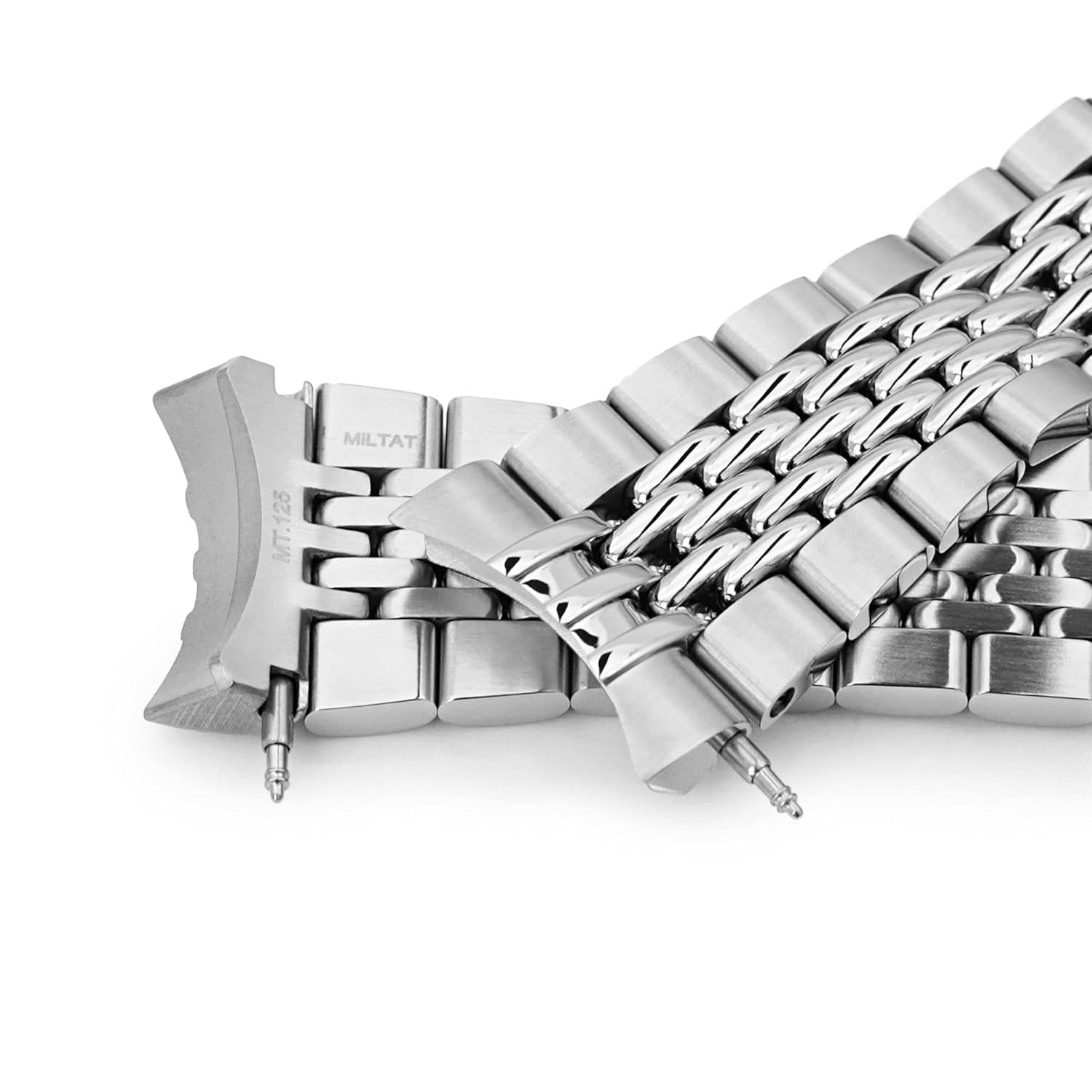 MiLTAT MiLTAT 22mm Goma BOR Watch Band compatible with Orient Kamasu RA-AA0004E19A RA-AA0001B19A RA AA0002L19B - View 3 of 5