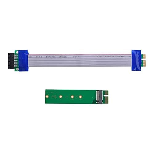 NFHK NGFF M-Key NVME AHCI SSD to PCI-E 3.0 Vertical Adapter with Cable Male to Female Extension for Fast Data Transfer - View 2 of 8