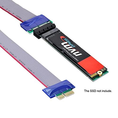 NFHK NGFF M-Key NVME AHCI SSD to PCI-E 3.0 Vertical Adapter with Cable Male to Female Extension for Fast Data Transfer - View 6 of 8