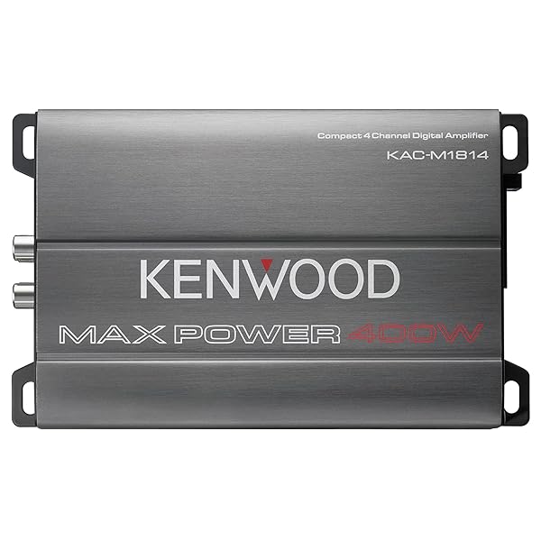 Kenwood Kenwood KAC-M1814: 400W Compact 4-Channel Marine & Motorsports Digital Amplifier