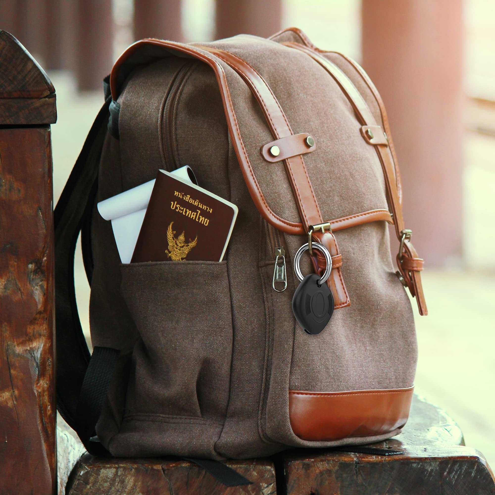 FitTurn [6-Pack] Portable Protector Case Compatible with Samsung Smart Tag Tracker Soft Silicone Case Anti-Scratch Lightweight Protective Skin Cover with Key - View 4 of 6