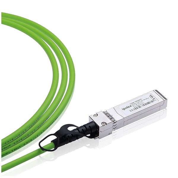 ipolex ipolex 10G SFP+ Twinax Cable 1m Green Direct Attach Copper DAC for Cisco Meraki Ubiquiti Mikrotik Intel Fortinet Netgear D-Link - View 4 of 9