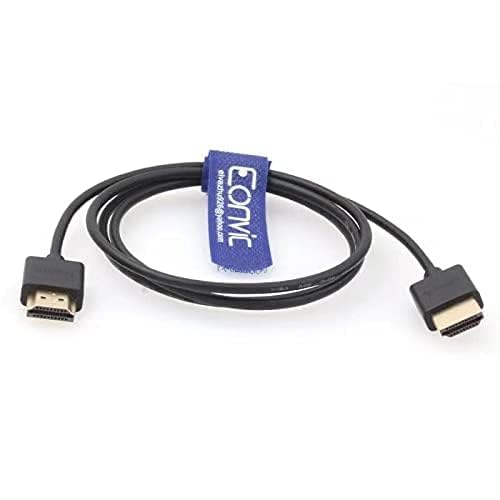 EONVIC High Speed 2.0 HDMI Thin Flexible Cable for Z-CAM F6 Atomos Ninja V Portkeys BM5 Monitor - View 2 of 8