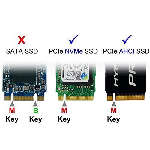 cablecc Cablecc NGFF M-Key NVME AHCI SSD to PCI-E 3.0 1x Vertical Adapter with Male to Female Cable Extension - View 7 of 9
