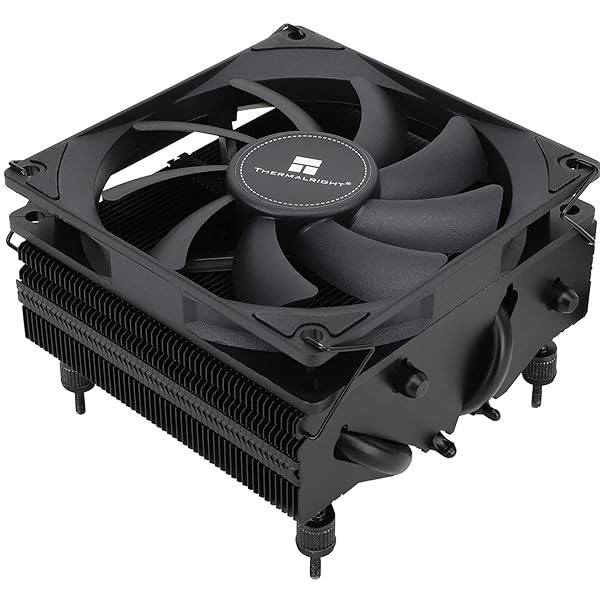 Thermalright Thermalright AXP-90 X53 Black: Low Profile CPU Cooler for AMD & Intel - 90mm PWM Fan, 4 Heat Pipes, 53mm Height - View 2 of 7