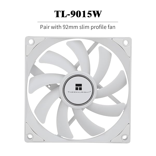 Thermalright Thermalright AXP90-X47 White Low Profile CPU Cooler: Slim 92mm Fan for AMD AM4/AM5 & Intel 1150/1151/1155/1156/1200 - View 7 of 8