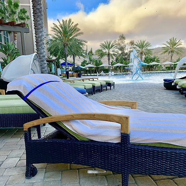 Cruise On Cruise On Towel Bands 4 Pack Better Towel Clips for Chairs and Beach Essential for Pool and Cruise Ship 2024 - View 7 of 7