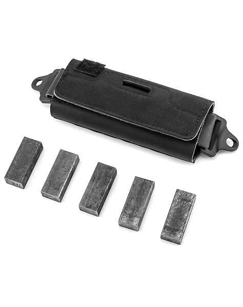 QWORK QWORK Tactical Helmet Counterbalance Weight Bag - NVG Pouch for OPS Fast BJ PJ MH Helmets - Black Accessories