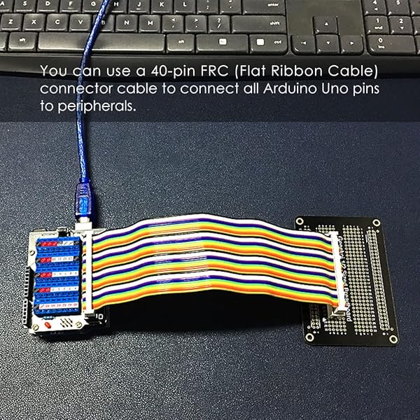 GeeekPi GeeekPi Screw Terminal Hat for Arduino UNO GPIO Expansion Board with Horn Socket Connector and Breakout Module - View 7 of 10
