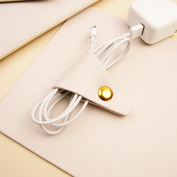 Benfan Benfan 15 Inch Laptop Sleeve for MacBook Pro 15 16 Surface Book 15 Dell XPS 15 with Pouch Mouse Pad Cord Organizer White - View 7 of 10