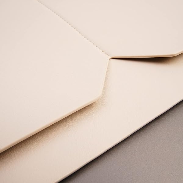 Benfan Benfan 15 Inch Laptop Sleeve for MacBook Pro 15 16 Surface Book 15 Dell XPS 15 with Pouch Mouse Pad Cord Organizer White - View 10 of 10