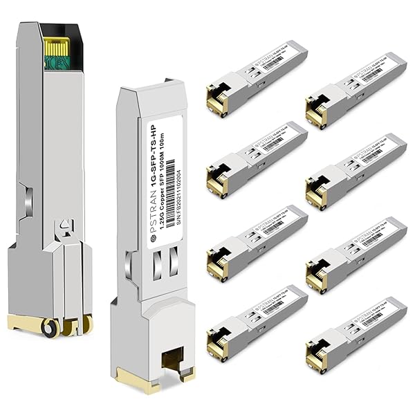 OPSTRAN OPSTRAN 1000BASE-T SFP RJ45 Copper Transceiver Module for HPE Aruba - 10 Pack, 100m Cat5e/6 Compatibility - View 3 of 8