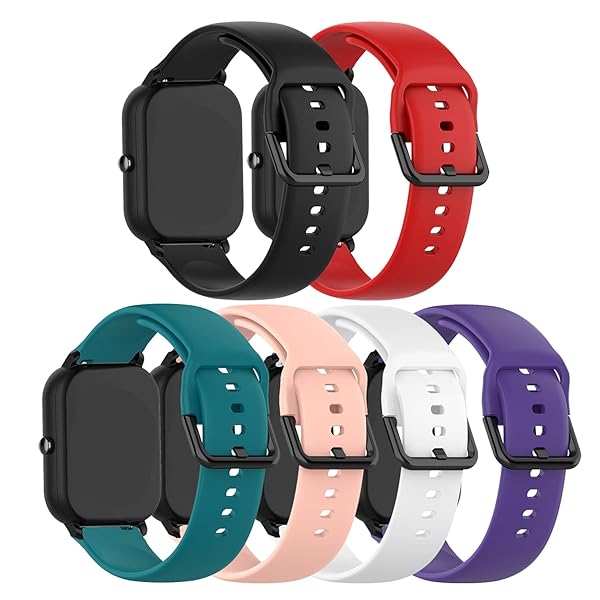 E ECSEM ECSEM Soft Silicone Waterproof Adjustable Sport Watch Strap for Willful SW020 SW021 SW025 ID205 ID205L ID205S Smartwatch Replacement Band - View 2 of 8