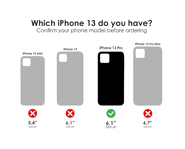 OtterBox OtterBox iPhone 13 Pro Symmetry Series Case Black Ultra Sleek Wireless Charging Compatible with Raised Edges for Camera and Screen Protection - View 4 of 9