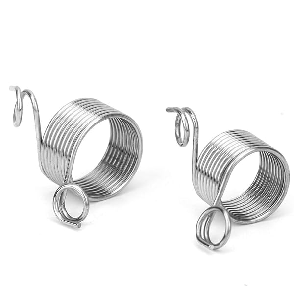 Fdit Fdit Yarn Knitting Thimble Set of 2 Stainless Steel Coiled Finger Rings for Knitting Crafts Accessories Tool - View 6 of 8