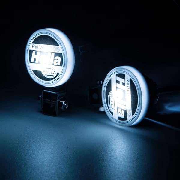 AXSPEED Que-T 2pcs Round Light Headlight Spotlight for 1:10 RC Trx4 TRX6 SCX10 90046 RC Car Upgrade Lighting Accessory - View 6 of 7