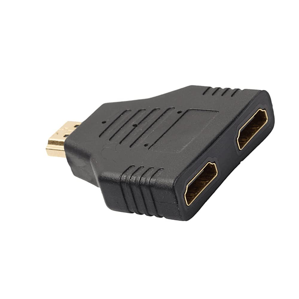 SaiDian HDMI 1 in 2 Converter 1080P - Male to Dual HDMI Female Splitter Adapter for DVD & Audio