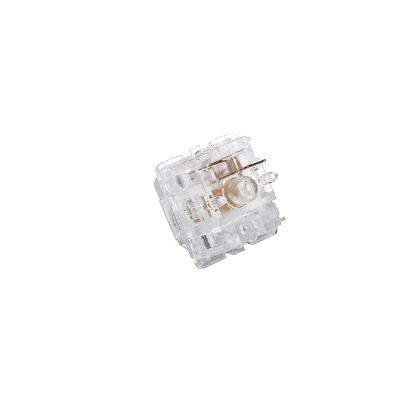 YMDK YMDK Aqua King Linear Switches: 4Pin & 5Pin Options (55g, 62g, 67g) for Mechanical Keyboards - Clear Cover - View 6 of 6