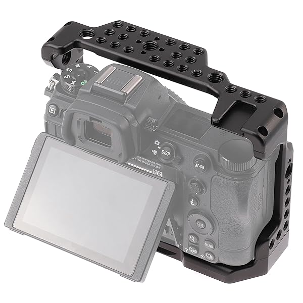 FOTGA Fotga Camera Cage Video Stabilizer for Nikon Z5 Z6 Z7 Z6II Z7II with Cold Shoe and Multiple Screw Holes for Enhanced Filmmaking - View 4 of 9