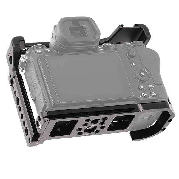FOTGA Fotga Camera Cage Video Stabilizer for Nikon Z5 Z6 Z7 Z6II Z7II with Cold Shoe and Multiple Screw Holes for Enhanced Filmmaking - View 5 of 9