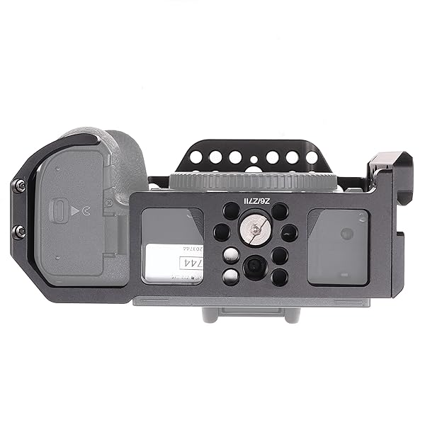 FOTGA Fotga Camera Cage Video Stabilizer for Nikon Z5 Z6 Z7 Z6II Z7II with Cold Shoe and Multiple Screw Holes for Enhanced Filmmaking - View 7 of 9