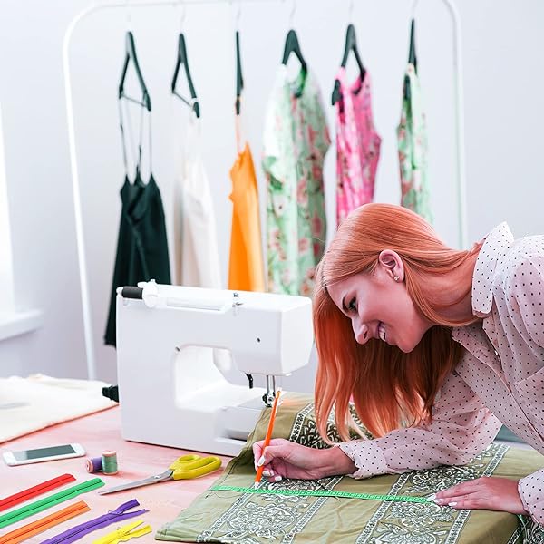 Syhood 35 Yards Assorted Colors Nylon Coil Zippers with 70 Zipper Sliders for DIY Sewing and Tailoring Craft Supplies - View 6 of 7