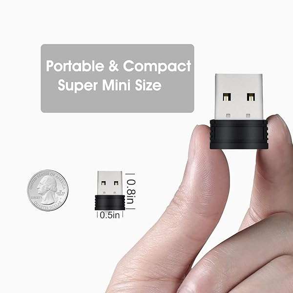 Phiginoo Undetectable Mouse Jiggler USB: Keep Your PC Awake & Prevent Sleep Mode - Plug-and-Play for Laptops & Desktops - View 9 of 9