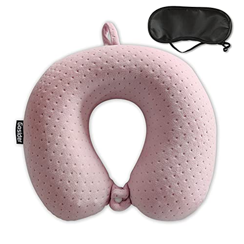 Gosider Gosider Pink Neck Pillow for Sleeping Travel Comfortable U Shape Memory Foam Support for Planes Trains and Cars