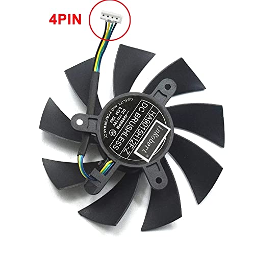 inRobert MSI GTX 1060 Fan Replacement - 85mm HA9015H12SF-Z for GTX 950 & R7 360 | InRobert Graphics Card Upgrade - View 8 of 8