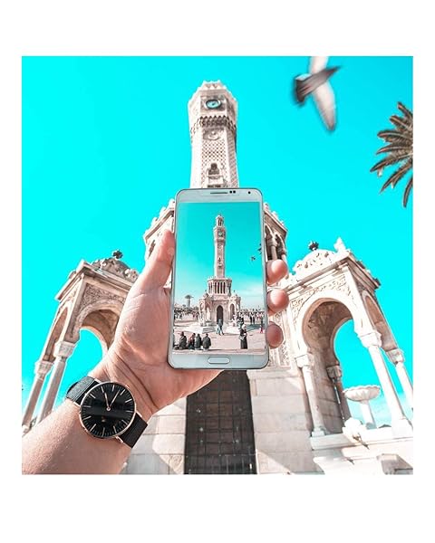 BINLUN BINLUN Premium Nylon Watch Strap Thick Multicolor Bands for Men Women 18mm to 24mm with Heavy Duty Stainless Steel Buckle Black Silver 22mm - View 6 of 9