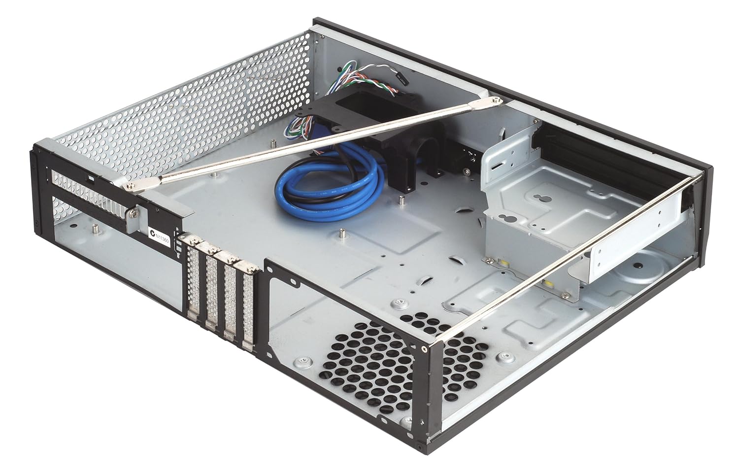 SilverStone SilverStone ML03B Milo Series Micro-ATX Media Center Case Black Aluminum Steel Design - View 2 of 4