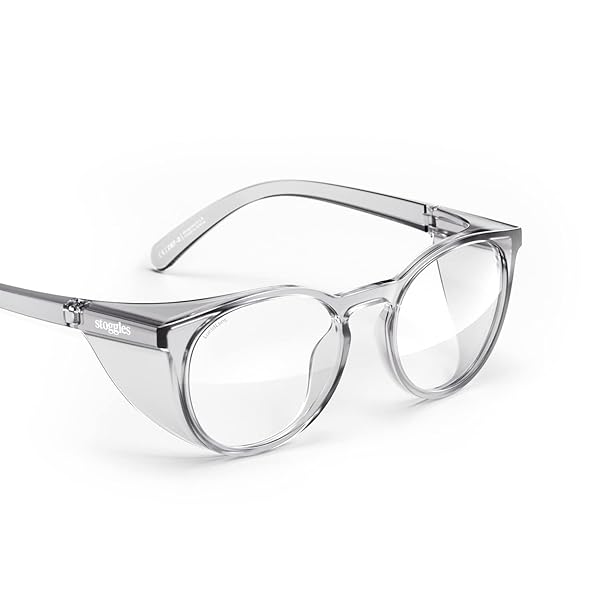 Stoggles Stoggles Z87.1 Safety Glasses: Stylish, Durable, Anti-Fog, Blue Light & UV Protection