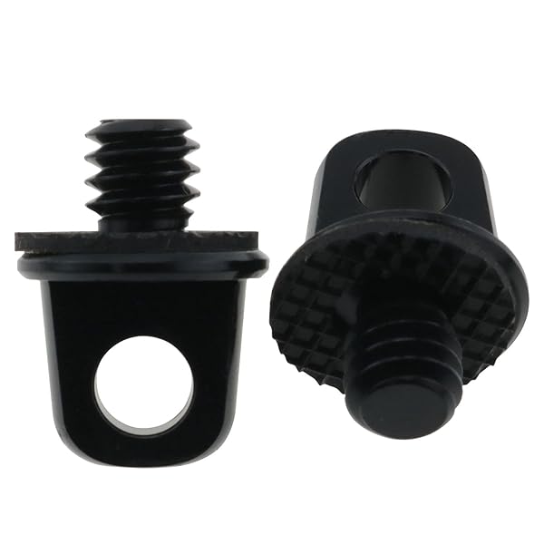 ZCZQC CZQC 1/4inch Camera Screw 2PCS Quick Install Metal Screws for Camera Neck Wrist Strap Sling Black - View 2 of 6
