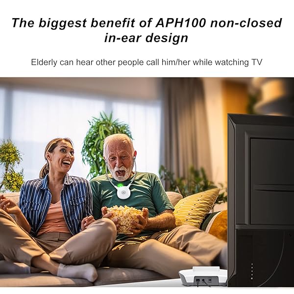 Holdsound Wireless Headphones for TV 24GHz Voice Highlighting Easy Pair 100ft Range with 2 Batteries Ideal for Seniors - View 6 of 9