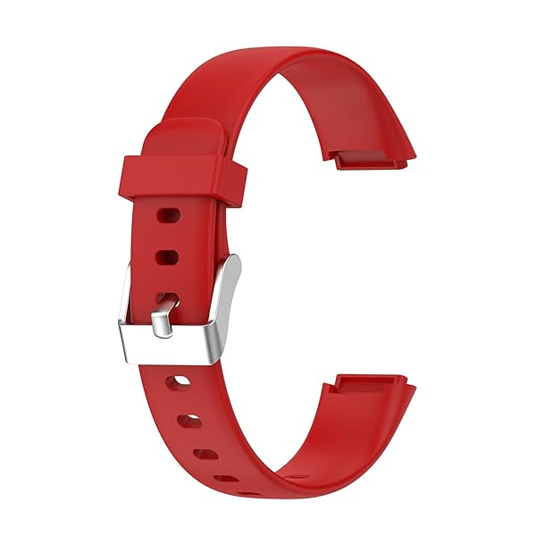 E ECSEM Fitbit Luxe Band Soft Silicone Waterproof Adjustable Sport Watch Strap Replacement Wristbands for Fitness and Wellness Tracker Accessories - View 5 of 8